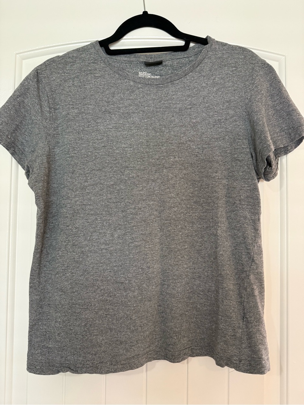 H&M Heather Gray Organic Cotton Blend Tee